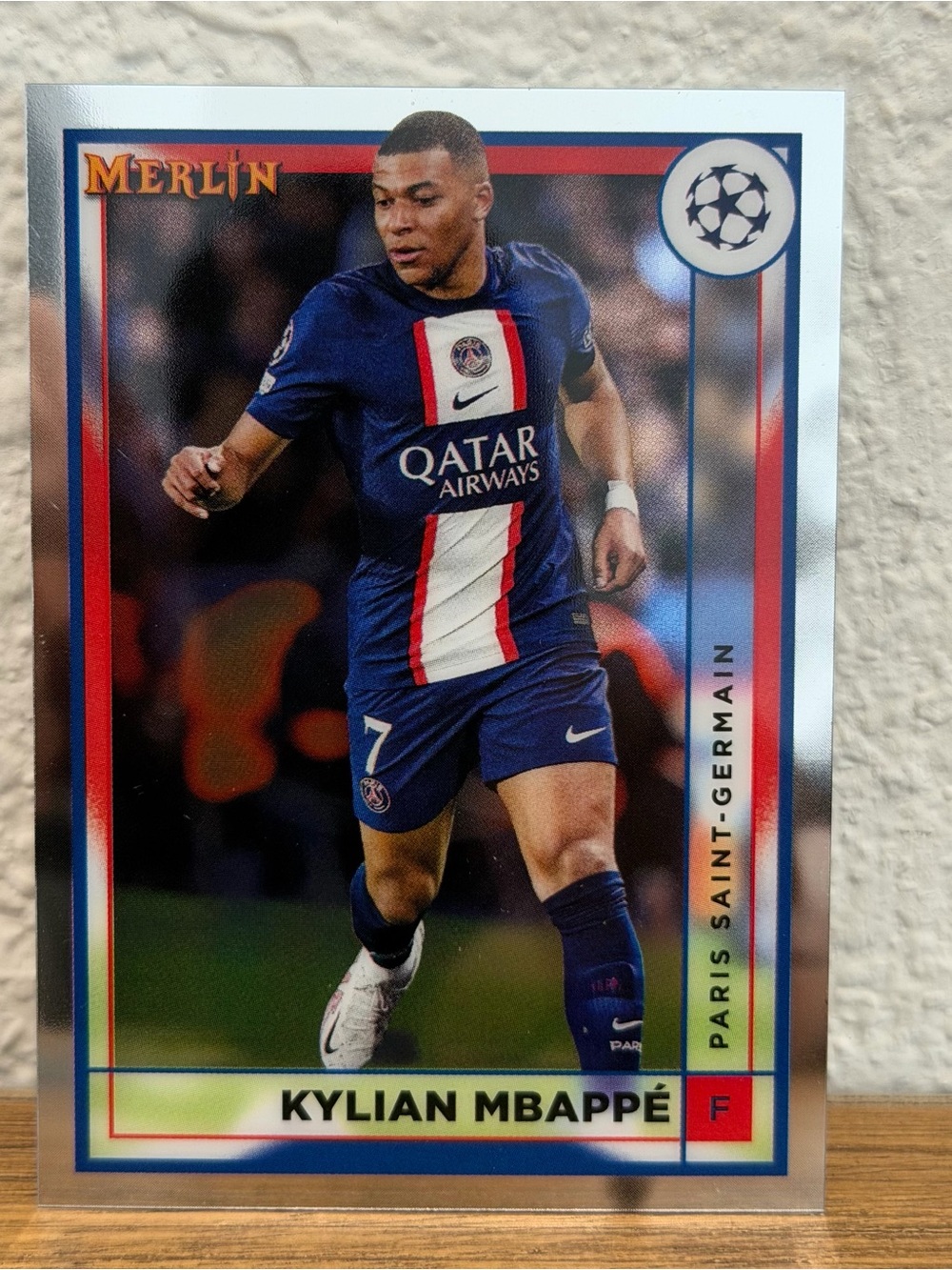 Kylian Mbappé Paris Saint-Germain Soccer Card - Blue/Red/White